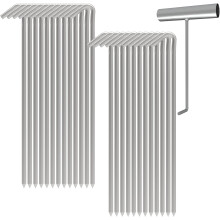 Piquets de tente en métal robustes de 23 cm (9 pouces)