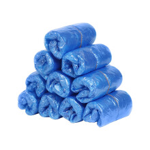 Surchaussures en plastique pour l'extérieur, bleues, lot de 100