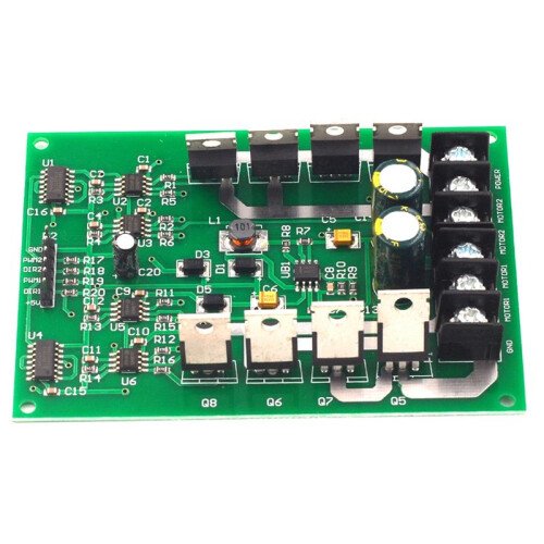 15A Dual H-Bridge  Motor Driver Module Motor Drive Controller Board for Robot Car Compatible 3V-36V 1
