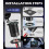 Tomada USB de 12V com quatro portas, interruptor e LED, 78W dupla 6