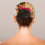Elastisches rotes Haarnetz mit Schleife, 3-teilig 5