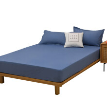 Drap-housse en coton biologique, format queen, poches profondes