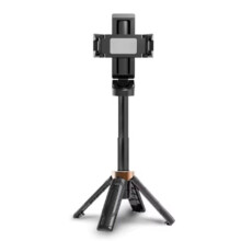 Selfie Stick Scalable Portable Mobile Phone Camera Stand  Height Adjustable Flat-Standing Quadripod