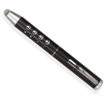 2,4 GHz Kabelloser Presenter-Präsentations-Clicker zum Umblättern, Elektronischer Whiteboard-Stift für Den Unterricht, Schwarz