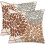 Μαξιλαροθήκες Burnt Orange Grey 20x20in (2 τεμάχια) 1