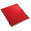Uitbreidbare bureau-archiefmap, rood briefpapierformaat, A–Z, per stuk 1