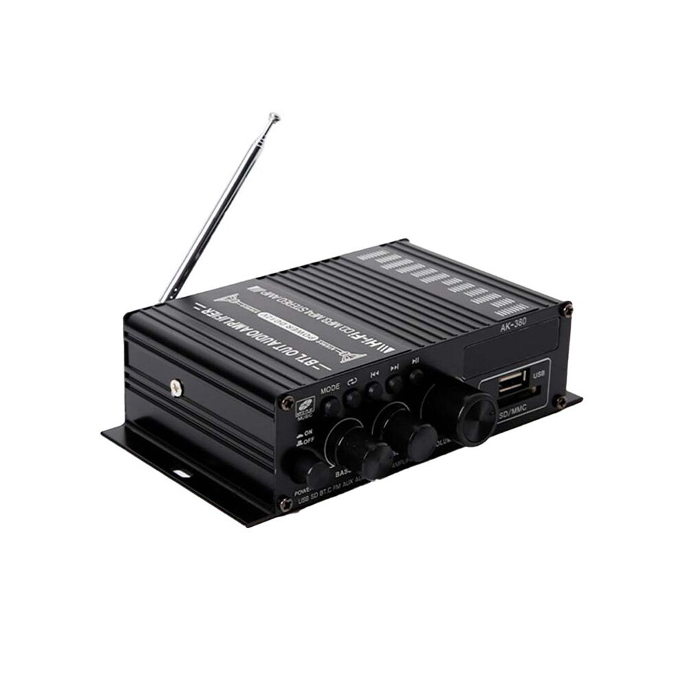 Ak380 Amplifier Hifi Audio Karaoke 2 Channel Home Theater Amplifier Power Class D Amplifier Usb Aux Input 6032894296201