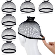 Nätperukmössor Fisknät Hårnät Svart Nylon 10-pack