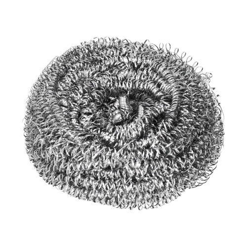 Rustfritt stål skureball spiral skrubbepute