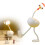 Sjov Kylling Natlampe LED Squishy Lampe Hvid 1