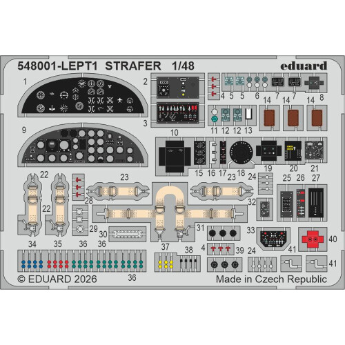 Eduard 548001 B-25J Mitchell STRAFER 1:48 Model Kit 2