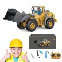 - 2026 New Construction Rc, Excavator, 2.4Ghz Remote Control Trucks with Light & Music, 680 Rotation Excavator & Rc Dump Truck, for Imaginative Play