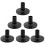 8 Pcs Sleeves Plastic Black Drum Long Sleeves Drum Kit Support Musical Instruments Accessory 8