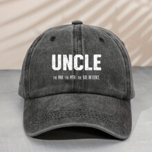 Uncle Cotton Baseball Cap, 100% Cotton Breathable, Adjustable Fit, Embossed Flag Theme, Machine Washable, for Men and Women