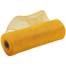 Panglică din plasă poliuretanică de 25,4 cm pentru ambalaje florale, decorațiuni de nuntă, coroane, aranjamente florale, fundițe –