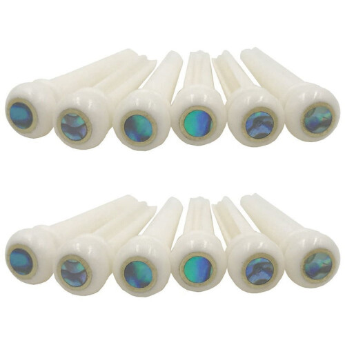 Καρφίτσες Γέφυρας Κιθάρας 12 τεμάχια 5.3 χιλιοστά με κουκκίδα Abalone