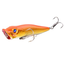 Big Popper Fishing Lures 9cm 12g 3d Eyes Bait Topwater Crankbait Wobblersy V6S6