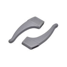 1 Pair Grey Sport Eyeglass Strap with Anti-Slip Ear Grip, 1.57 in, Compatible with Most Glasses & Sunglasses