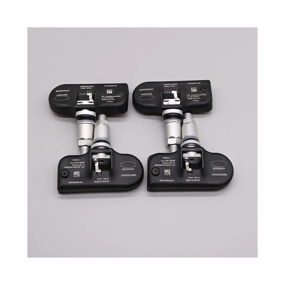 4Pcs Tpms For Chrysler Pacifica Sebring Dodge Caliber Jeep Mitsubishi 2007-2010 315Mhz Tpms Tyre Pressure Sensor 56053030Ac 9085618388277