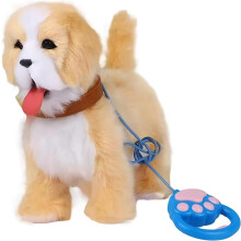 Realistic Interactive Robot Dog Toy with Touch Sensing, Voice Mimic & Licking Motion – Battery Powered, Compatible with Kids