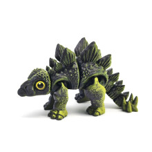 1pc 3D Printed Sword Dragon Realistic Dinosaur Model Jointed Movable Birthday Gift Realistic Animals Decorative Desktop Figurines