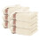 Lot de 6 serviettes de toilette en coton rayé, 3473cm 1