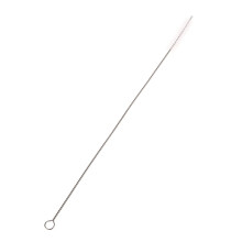 (Brosse) 1 paille de rechange en silicone de 30 cm (12 pouces) avec capuchon, réutilisable et compatible avec les gobelets de 1,2 L/1,8 L/1,8 L