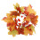 Halloween-lysestake med blomsterdekorasjon 1