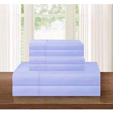Mikrofaser-Bettwäscheset, Queen-Size, Lavendel, 6-teilig