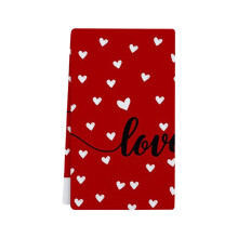 Torchon de cuisine à motif cœur pour la Saint-Valentin
