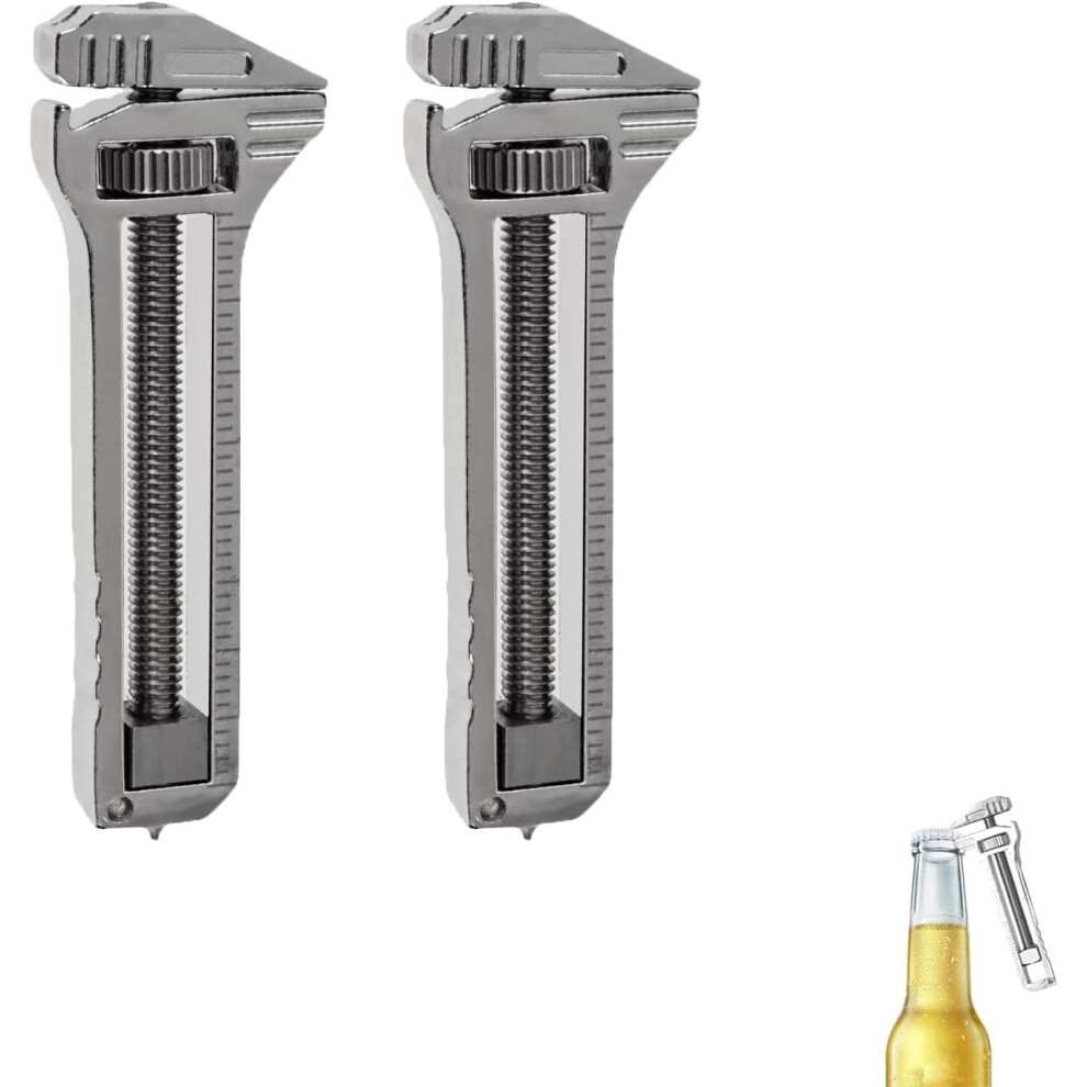 2026 Compact Titanium Multitool Â Adjustable Alloy Pocket Tool With Bottle Opener, Nail Puller, Caliper; Edc Keychain For Camping, Hiking, Daily Use 9485826549543
