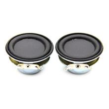 2Pcs Audio Speaker 4Ω 5W 40mm 1.5 Inch Full Range Multimedia Speaker Loudspeaker DIY Sound Speaker for Home Theater