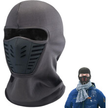 Winter Rider Warm Anti-Haze Balaclava Vollgesichtsmaske, Antibeschlag-Windschutz, fleecegefütterte Gesichtsmaske mit Nackenschutz