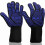 Hittebestendige BBQ-handschoenen, 33 cm, blauw 1