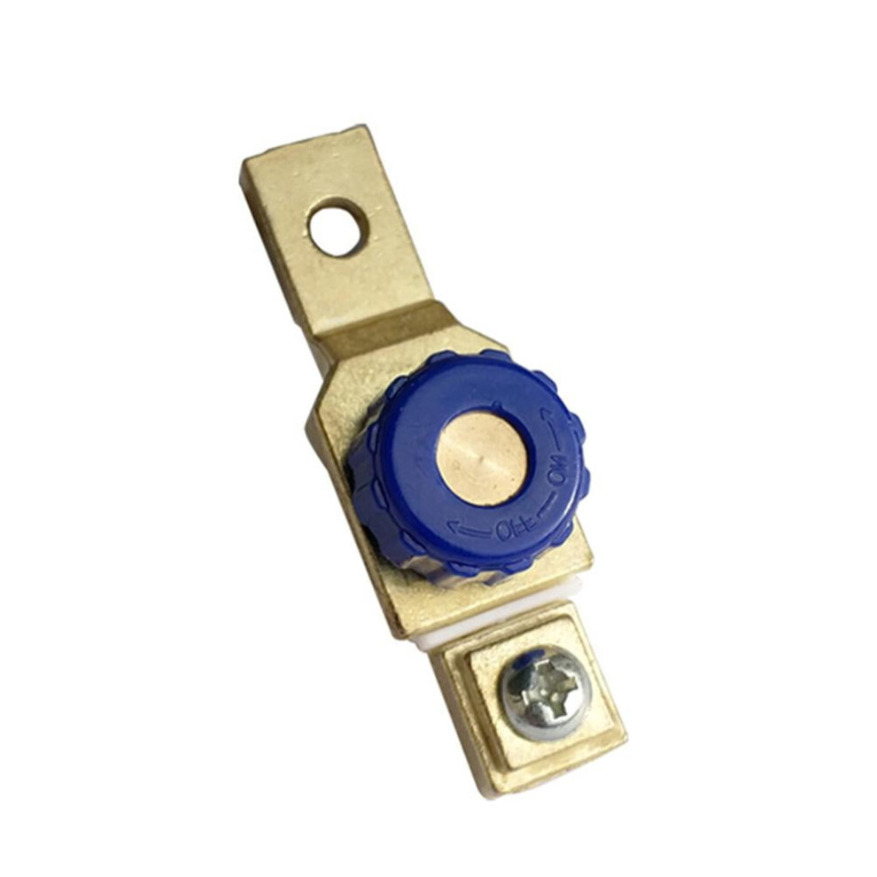 Motorcycle Battery Power Cut Off Terminal Link Disconnect Isolator. Gold/Blue 9152228448896