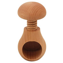Nutcracker Mushroom Tool – Adjustable Walnut & Pecan Tongs, Portable Wooden Nut Cracker, Compatible with Halloween & Christmas