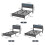 (4FT6 Double) Levede Upholstered LED Storage Bed Frame All Sizes 8