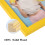 Yellow Solid Wood Picture Frame Set 2 pcs 8x10 5
