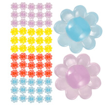 100Pcs Durable Plastic Bike Spoke Beads Assorted Colors Creative Wheel Decoration for Bicycle
