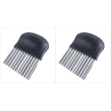 Coupe-frisoirs en acier inoxydable 14 cm (lot de 2)