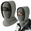 Μάσκα σκι Fleece Balaclava 4 σε 1 από γκρι φλις για άνδρες και γυναίκες, αντιανεμική θήκη 1