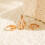 Gold Chunky Stackable Rings Set for Women 5-Piece 5
