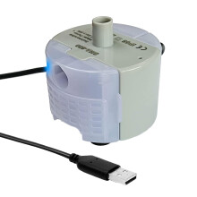 Bomba para fuente de mascotas USB Yammee SMA-800, motor silencioso con LED