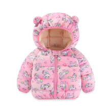 Baby Girls Winter Coat Toddler Puffer Coat Baby Hoodie with Bear Ear Windproof Down Jacket for Baby Boys Warm Outerwear Baby Boy Clothes 18-24 Months