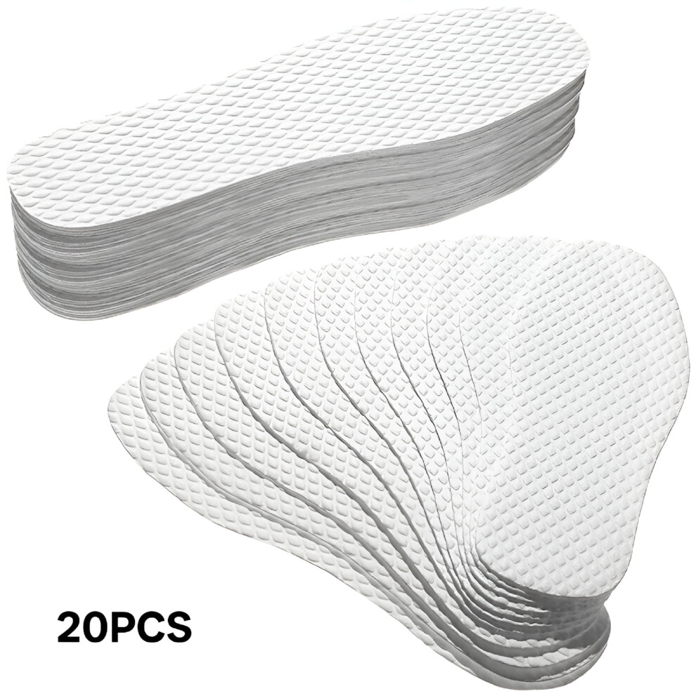 Breathable Shoe Insoles Thin Non-Slip Inserts 20 Pairs