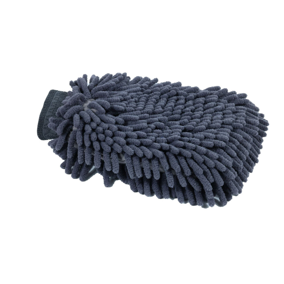 Velvet Foam Car Wash Gloves, Thickened Chenille Long Velvet, Both Single-Sided And Double-Sided, Easy To Clean And Efficient Coral 9485826550174