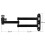 Adjustable Projector Mount 360 Rotatable Bracket for  Projector Double Arms 40cm Supports  to 2kg 7