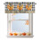 Pumpkin Valance Orange Plaid 54x18in Light Filtering 1