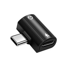 USB-C dual-port adapter met 3,5 mm jack-aansluiting en 60W opladen