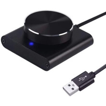 Knop Eén Knop USB-Computervolumeregelaar Micro-USB-Multimedialuidspreker Externe Volumeregeling Accessoires Aanpassen